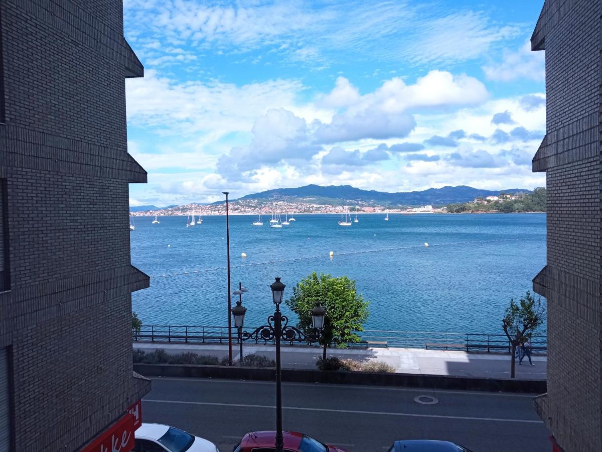 Estudio Con Vistas Al Mar En Baiona Kültér fotó
