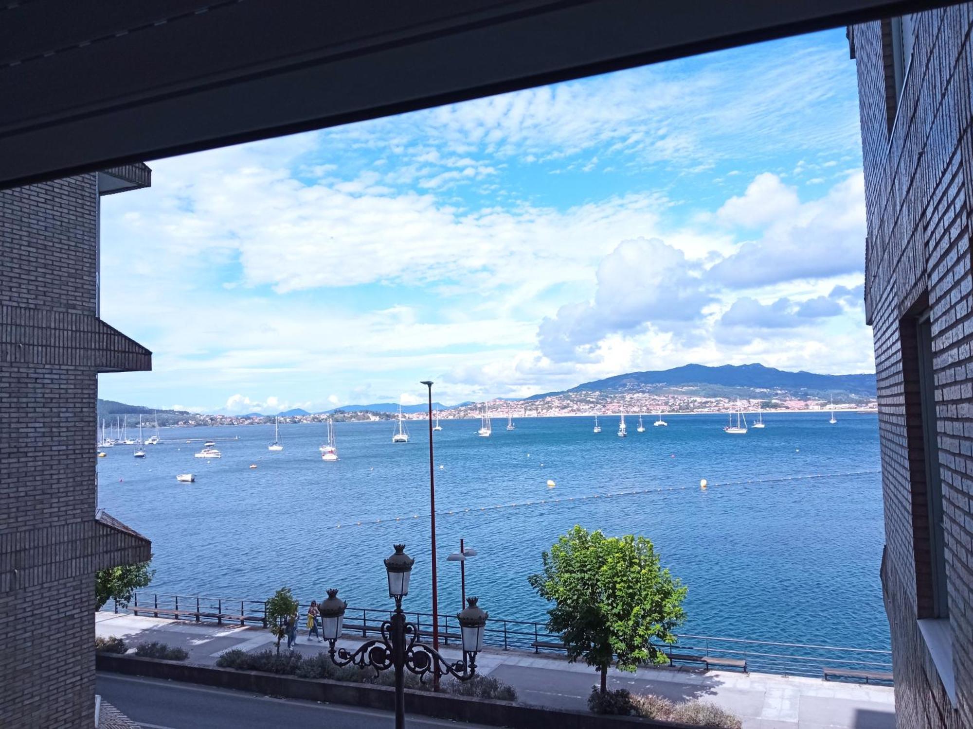 Estudio Con Vistas Al Mar En Baiona Szoba fotó